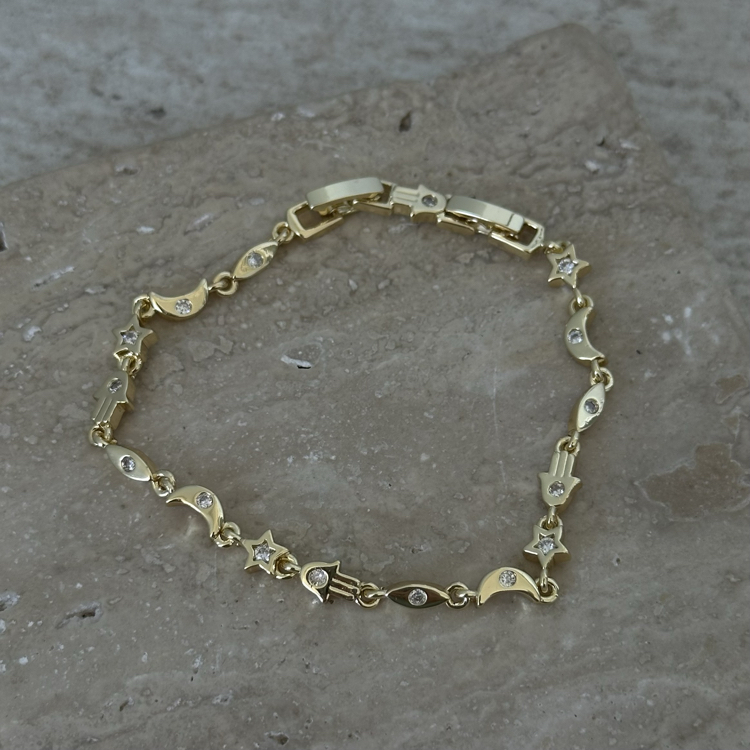 14k Manifest Bileklik