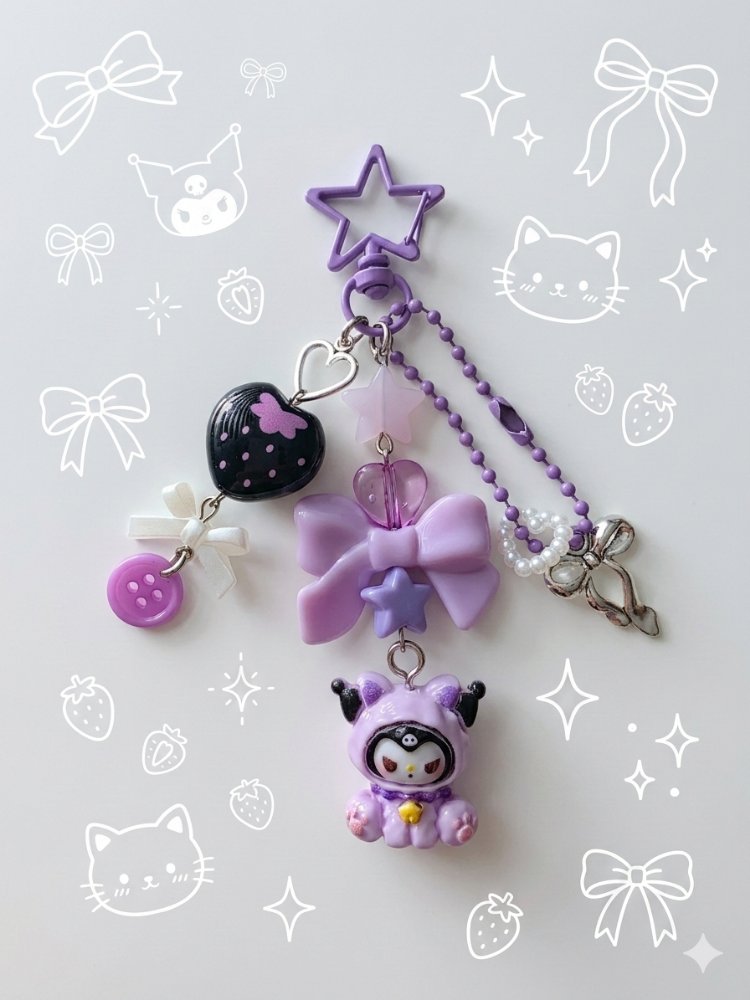Kuromi's Coquette Era Charm
