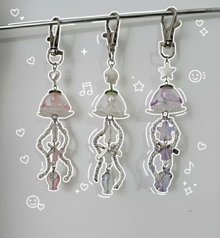Jellyfish Charms