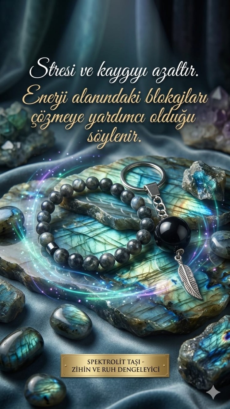 Spektrolit Taş ile Auranı koru ve Gizli Duygularını Çıkar