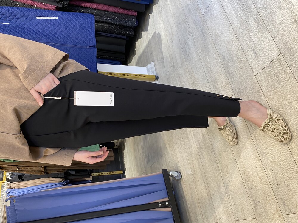Famelin Paça Düğme Detay Pantolon