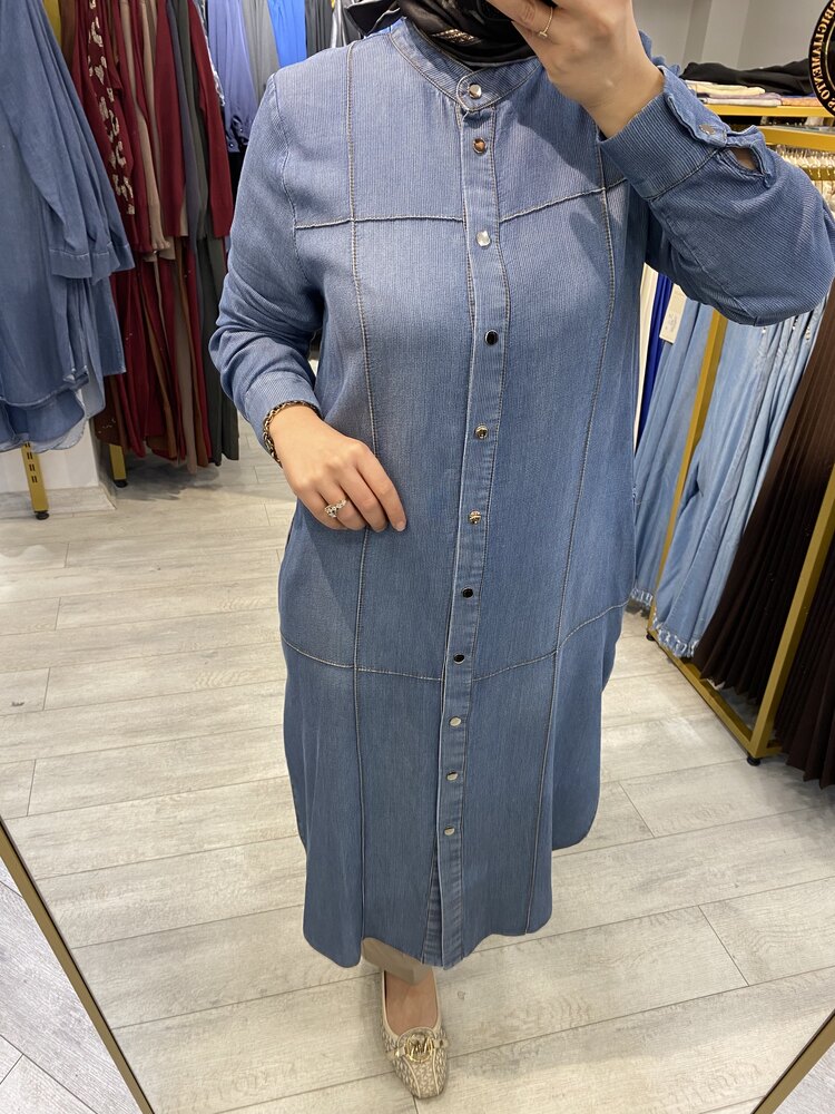Çıtlı Tensel Famelin Tunik