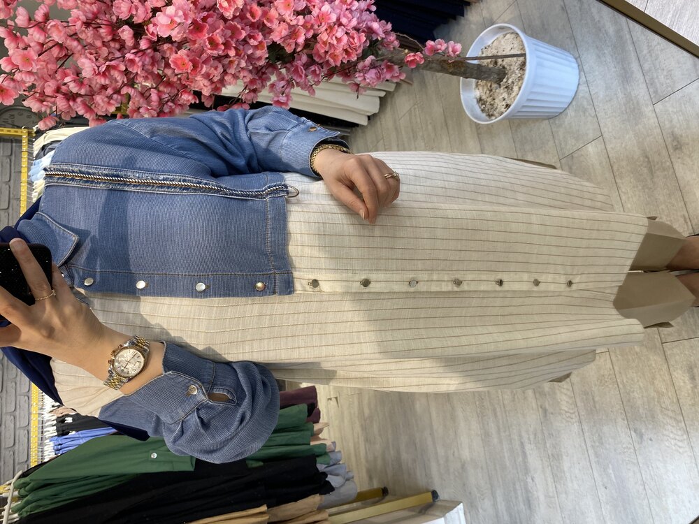 Famelin simli kot tunik