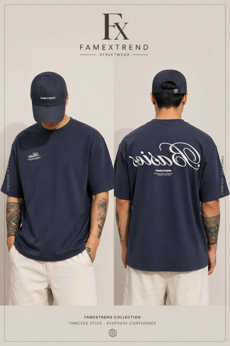“Streetwear Baskılı T-Shirt”