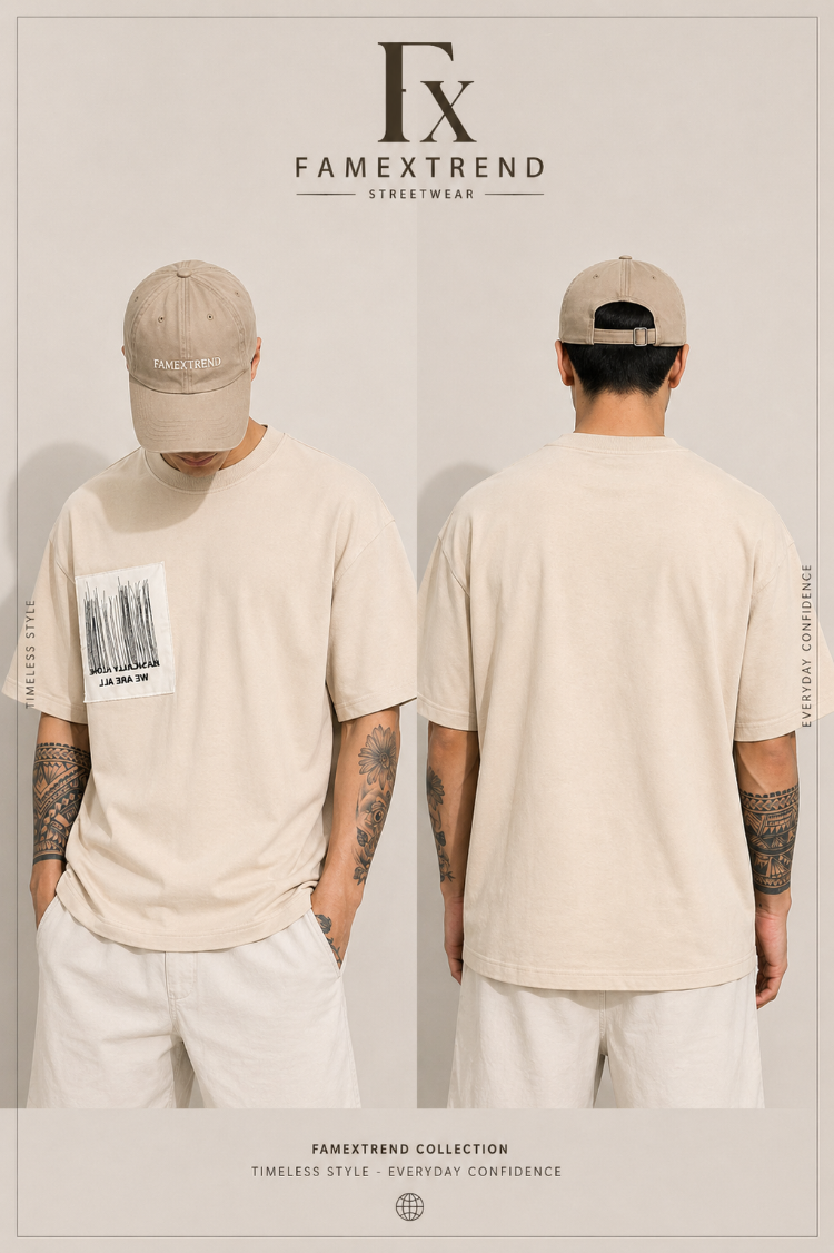 “Streetwear Baskılı T-Shirt”