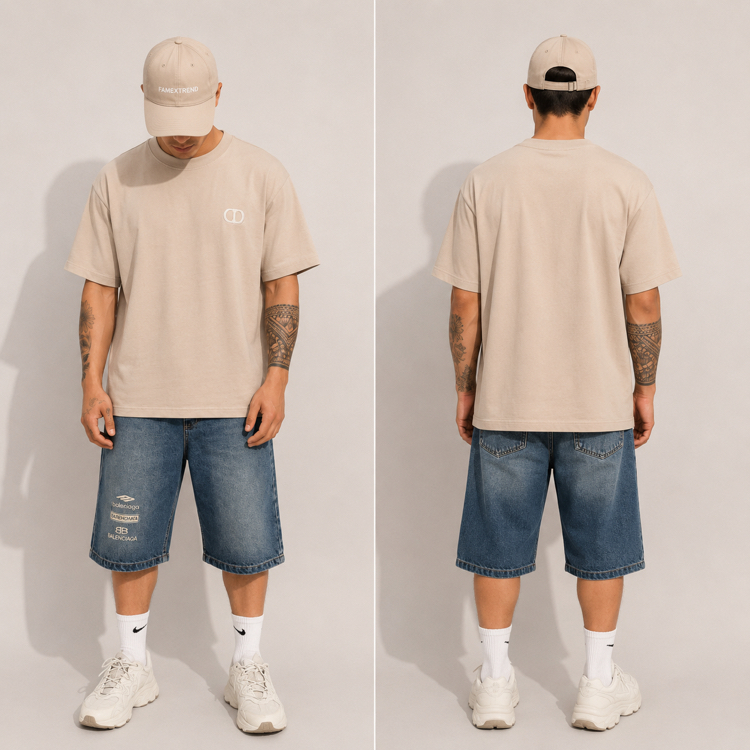 Kahve Owersize Tshirt