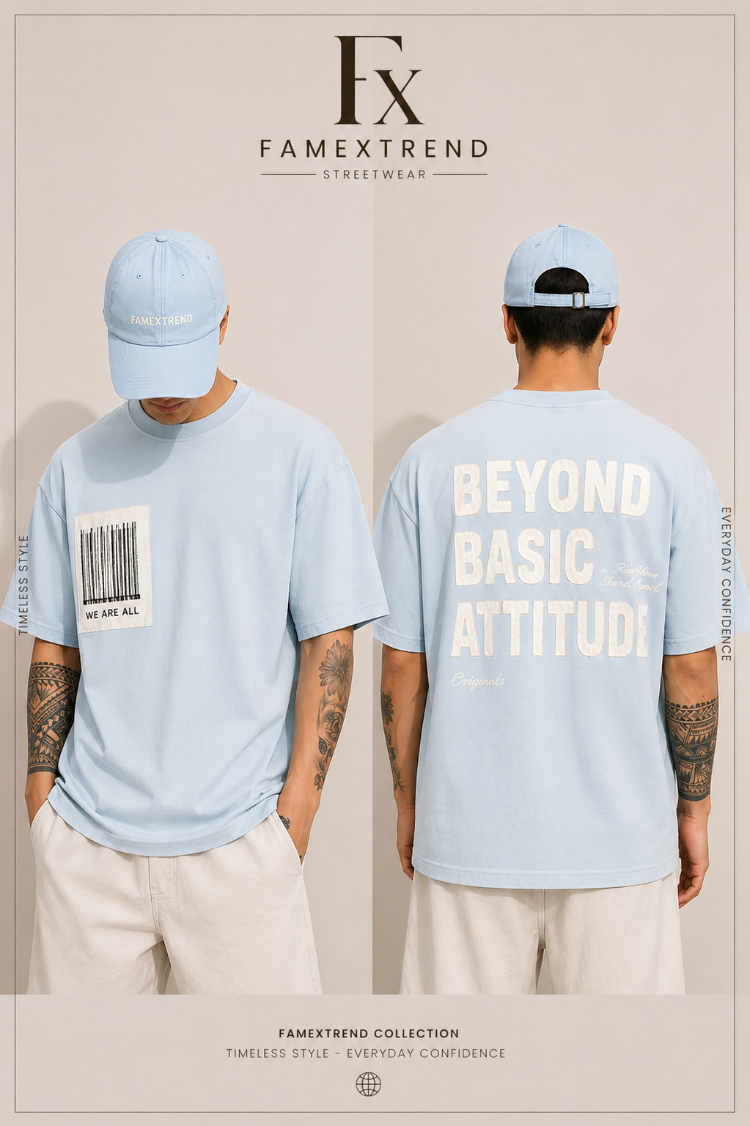 “Streetwear Baskılı T-Shirt”