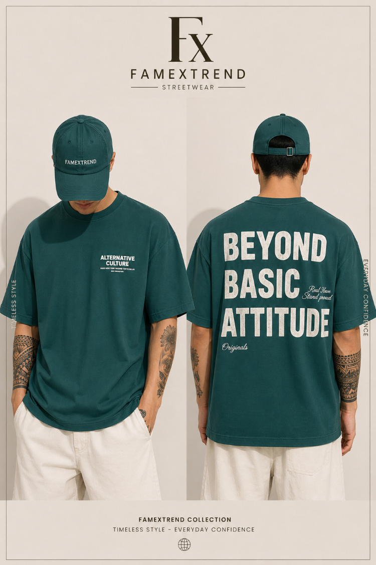 “Streetwear Baskılı T-Shirt”