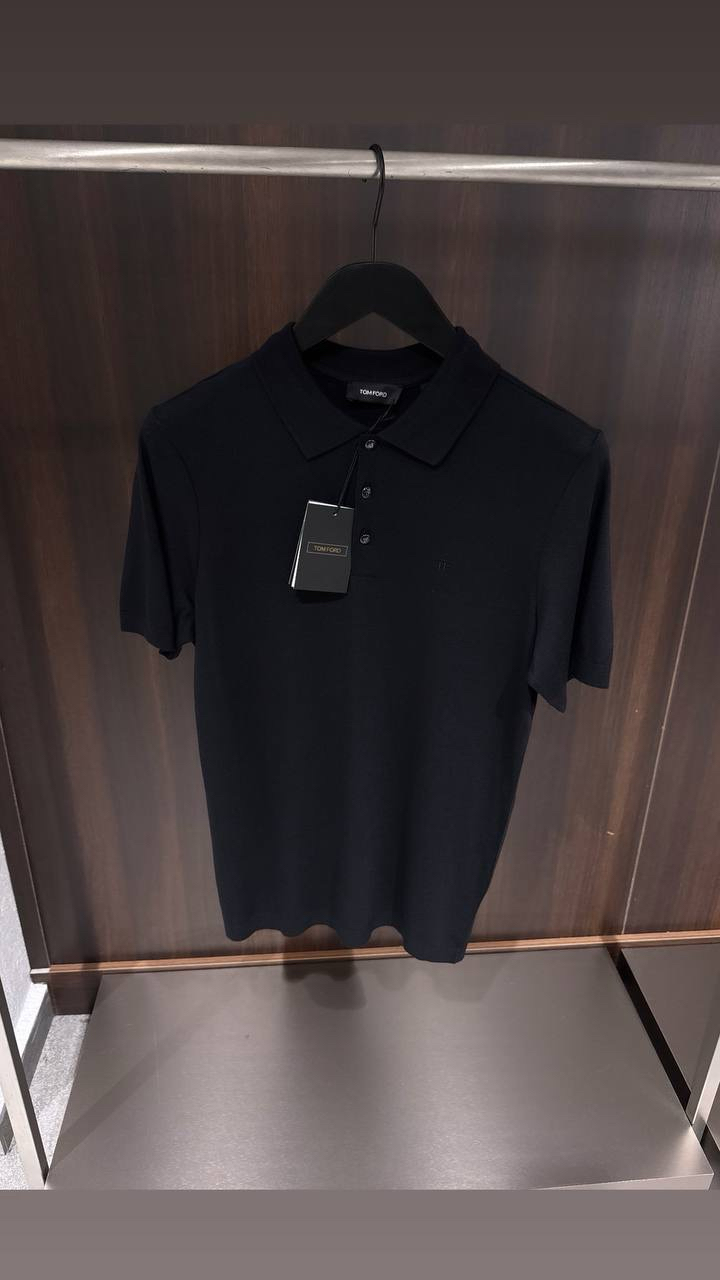 Tom Ford Siyah Kaşmir İnce Triko Polo(Slim Kalıptır)