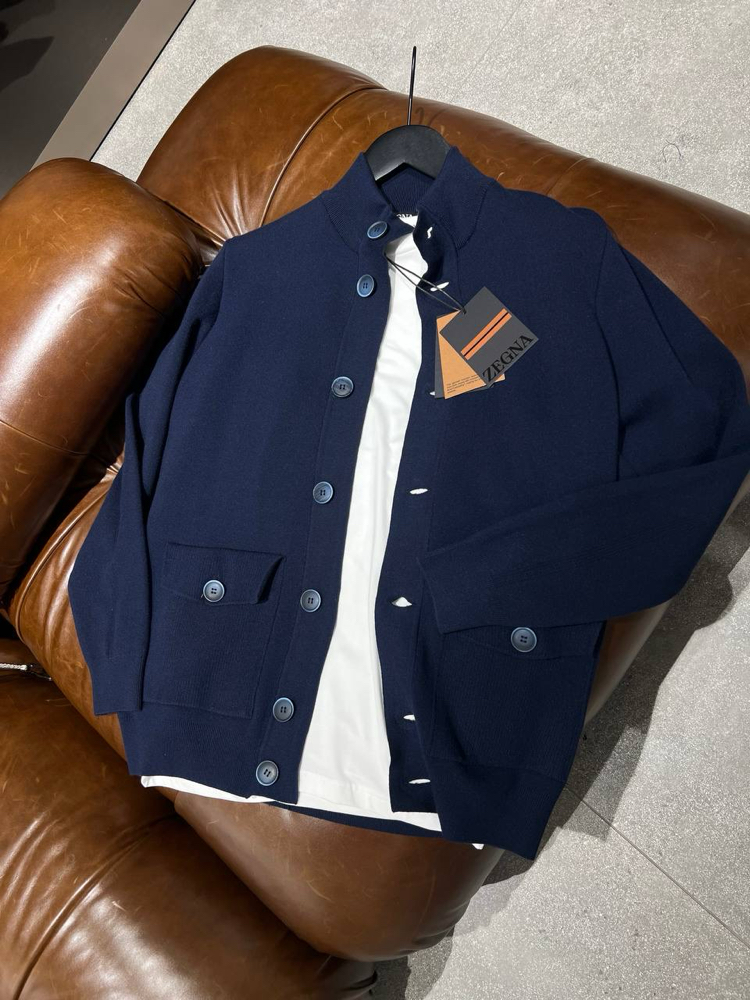 Zegna Düğmeli Hırka