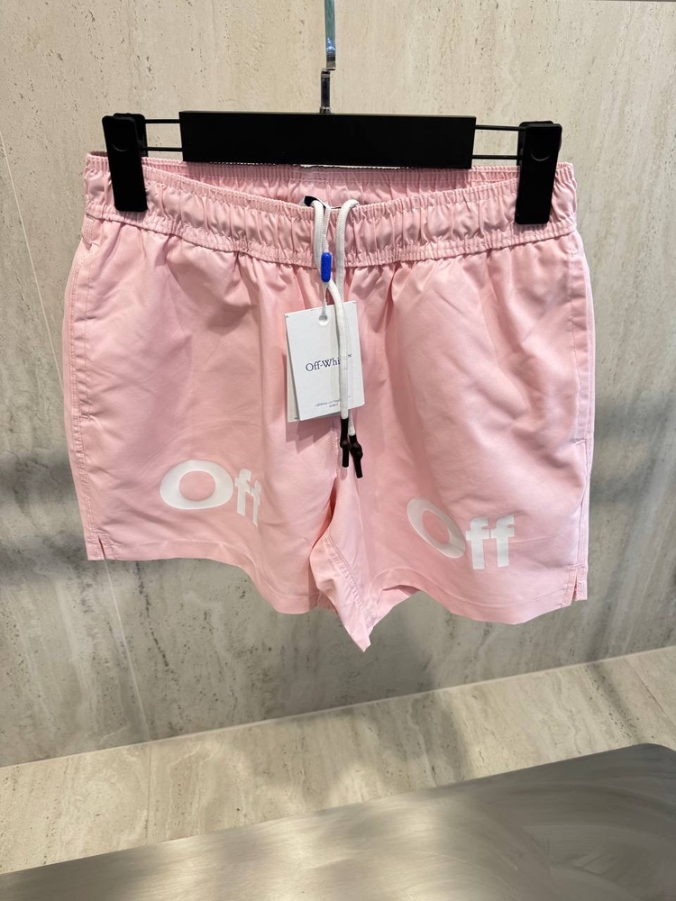 Off White Pudra Pembe Deniz Şort