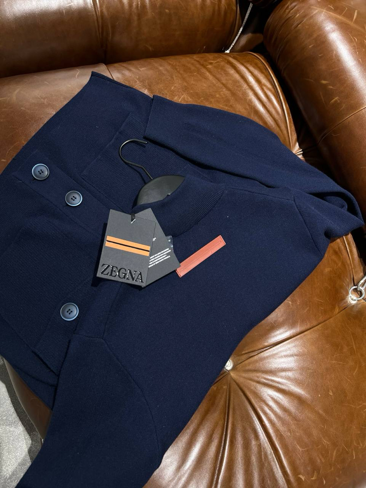 Zegna Düğmeli Hırka