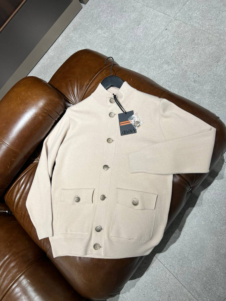 Zegna Düğmeli Hırka