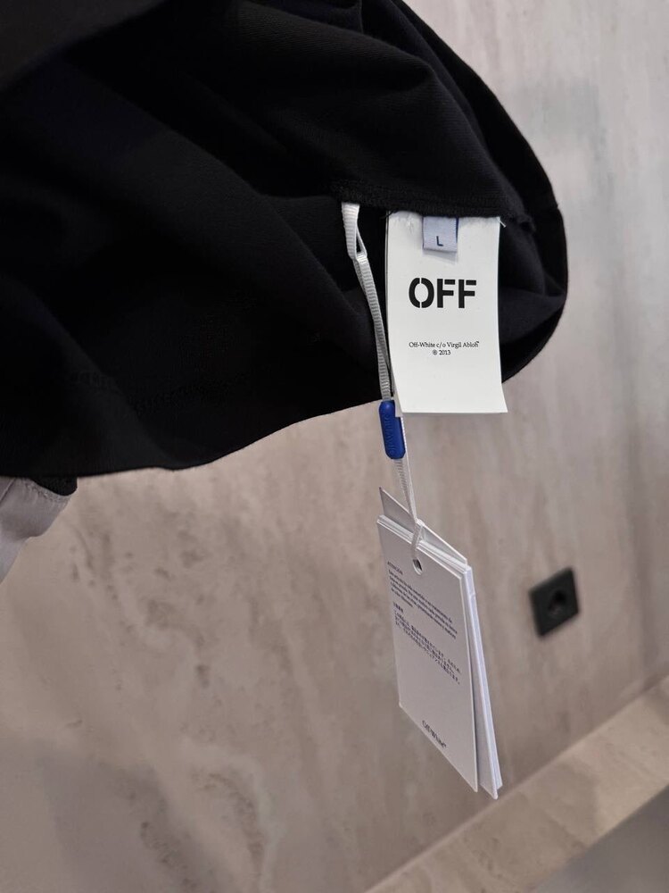 Off White Siyah Oversize Tshirt