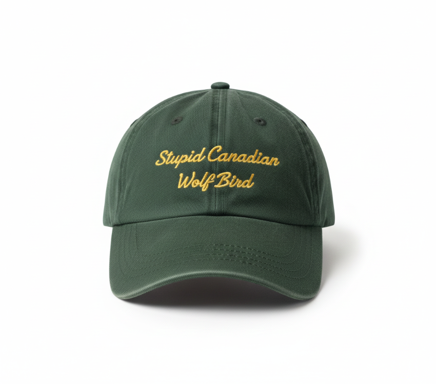 Stupid Canadian Wolf Bird Nakışlı Şapka LIMITED