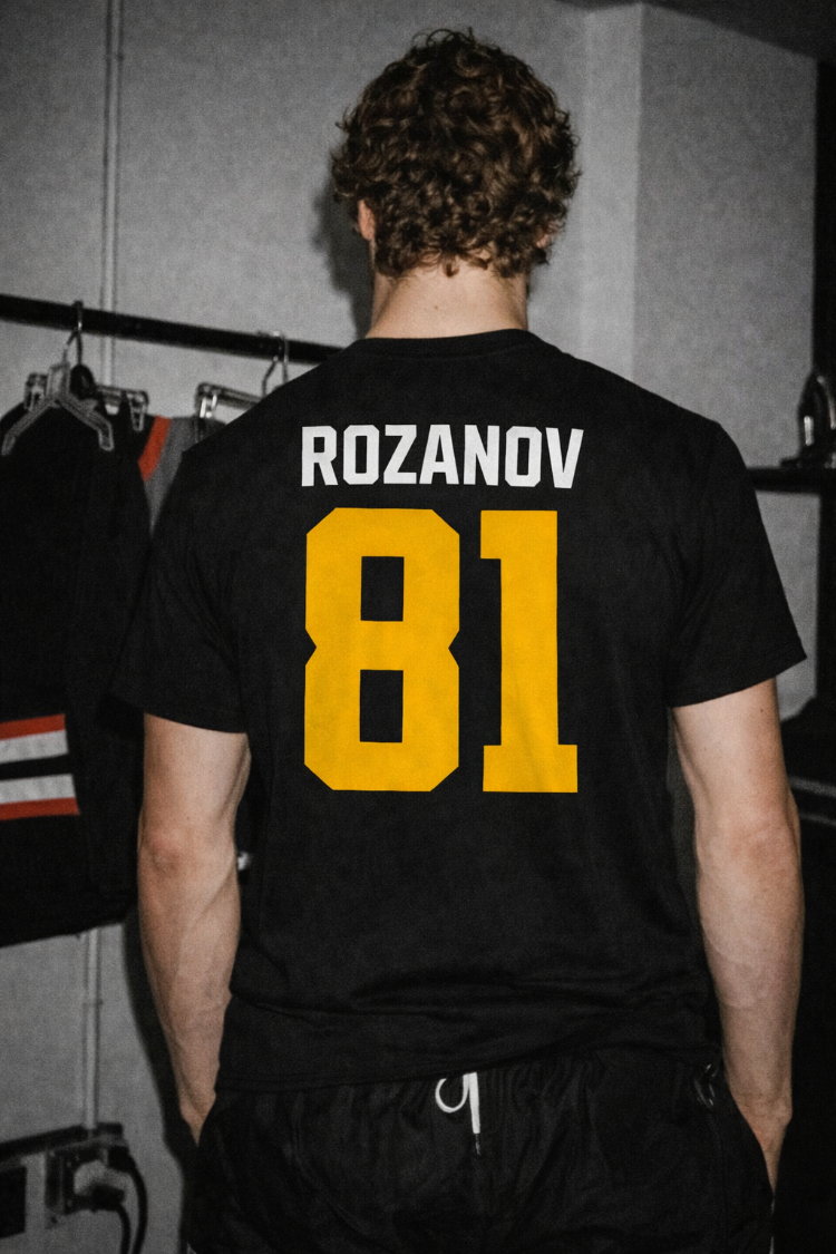 ROZANVOZ - Boston Raiders T-Shirt Oversize Ön ve Arka Baskı
