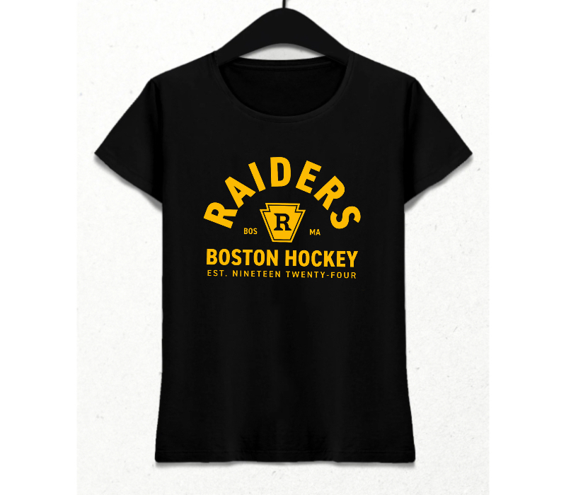 ROZANVOZ - Boston Raiders T-Shirt Oversize Ön ve Arka Baskı