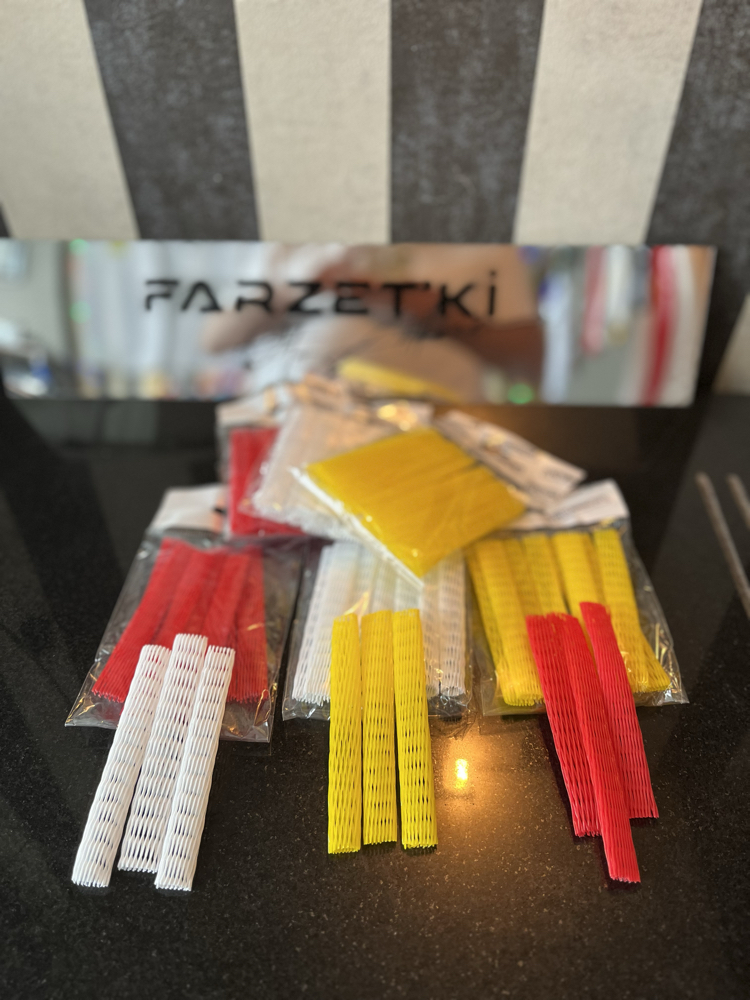 Dekor file kırmız