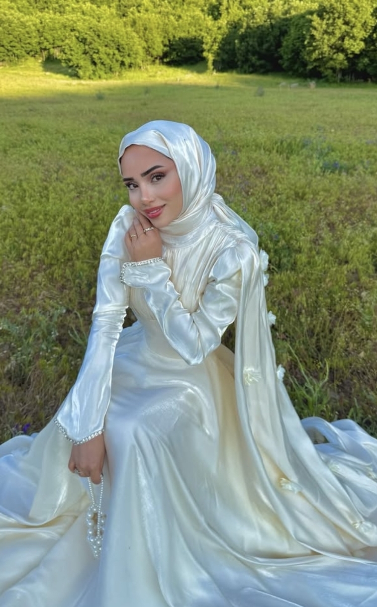 Kuğ söz nişanlık ve nikah elbisesi