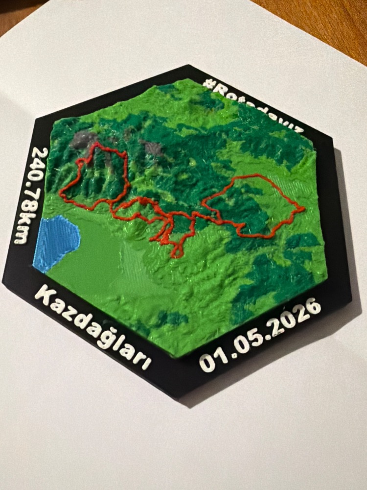 Rotadayız Kütahya buluşma kabartması + Kargo dahil