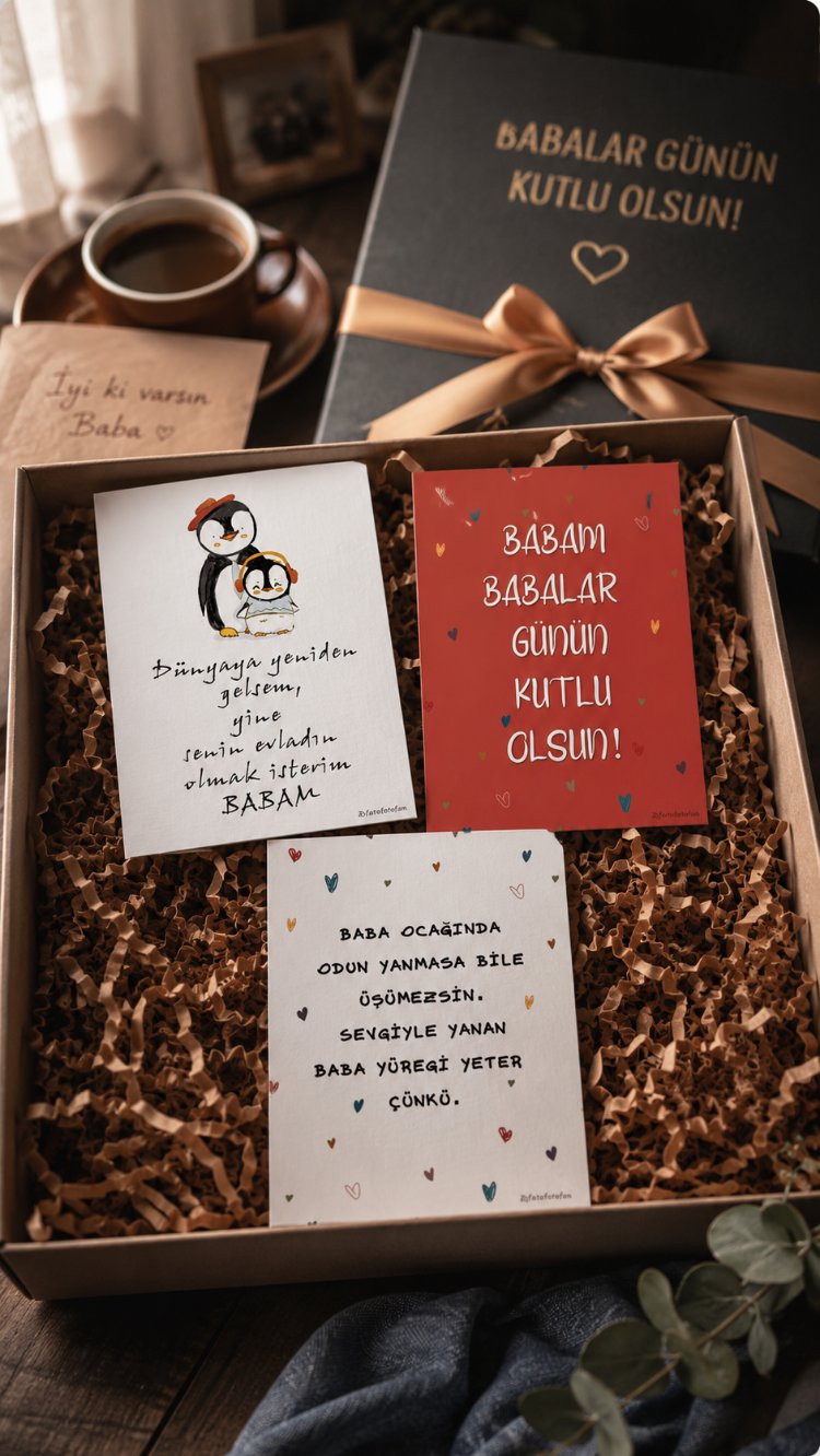 Babalar Günü Tebrik Kartı