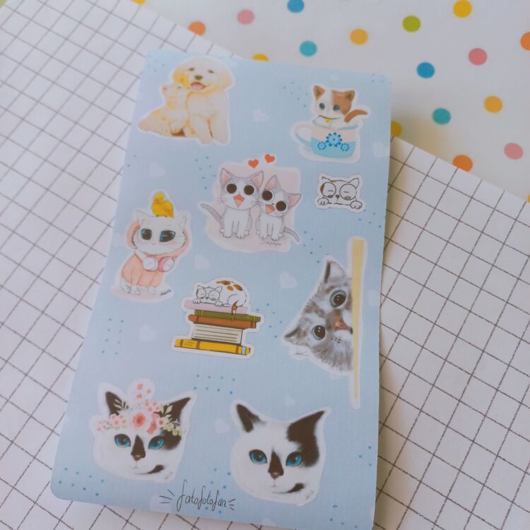 Kedili Sticker Set,pisili 2'li Set