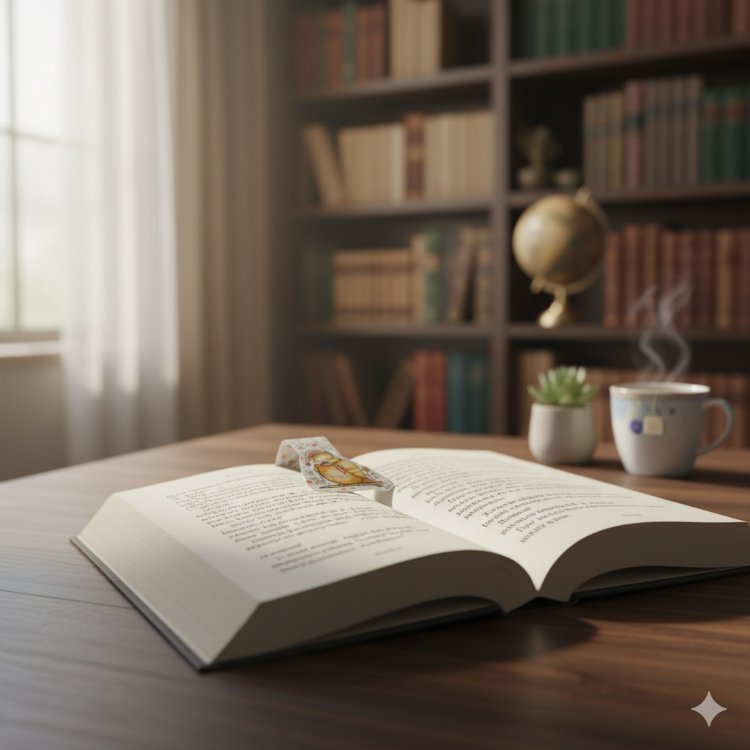 Yeni Nesil Kütüphane Serçesi Mıknatıslı Kitap Ayracı