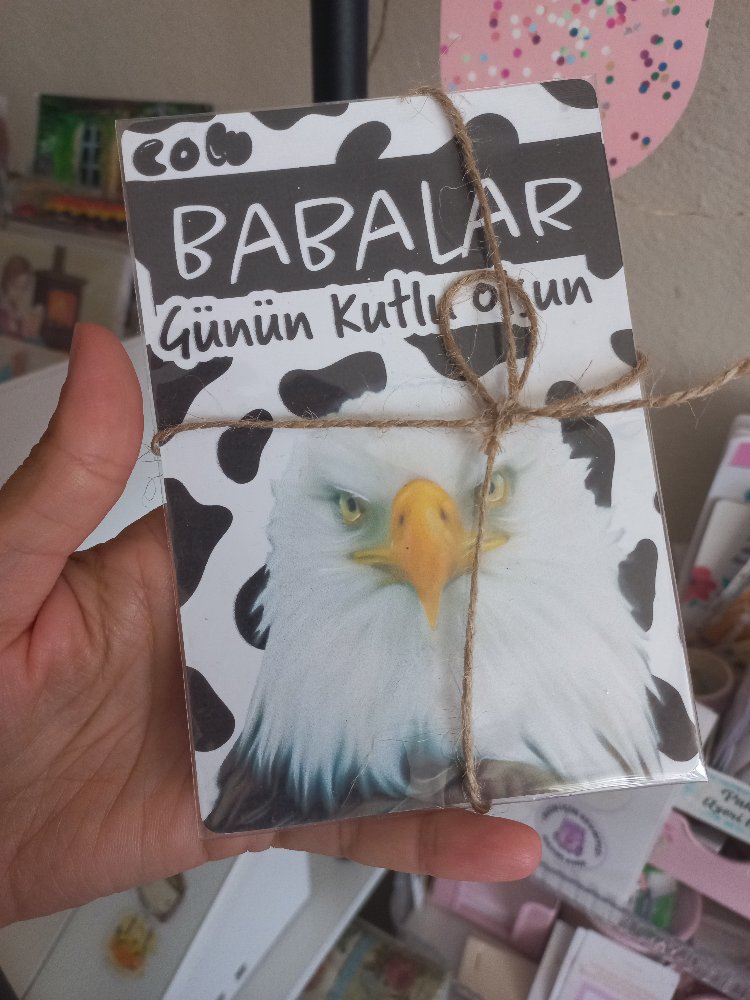 Baba Kartal Tebrik Kartı Tekli