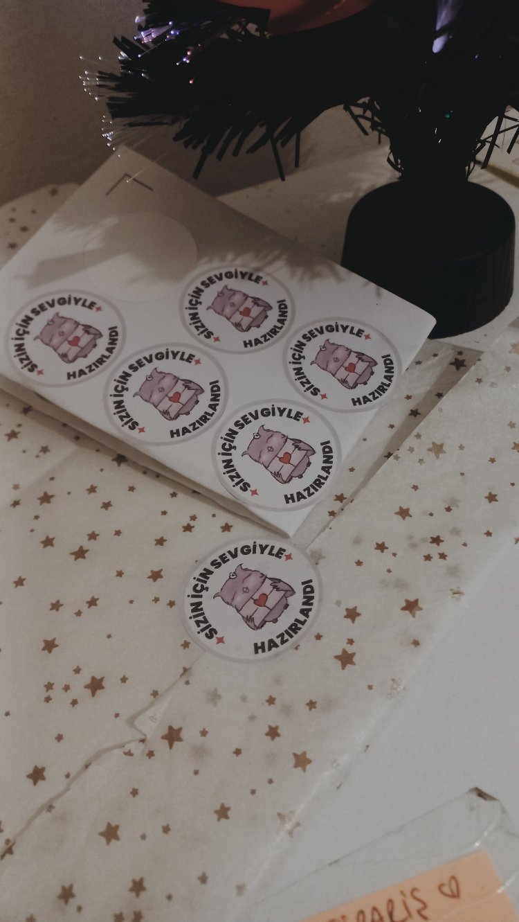 Paketleme Stickerı Sizin İçin Hazırlandı