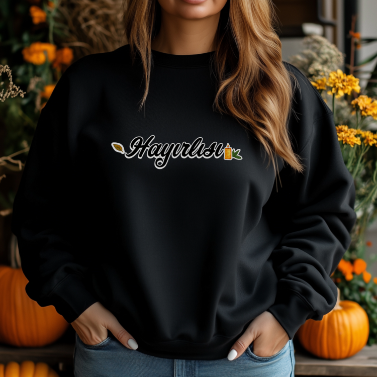 Huzur Temalı İki Seçenekli Gri Sweatshirt Siyah Sweatshirt
