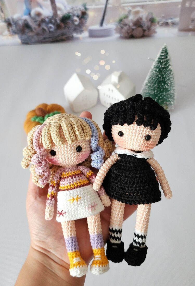 Wednesday & Enid Amigurumi Türkçe Desen