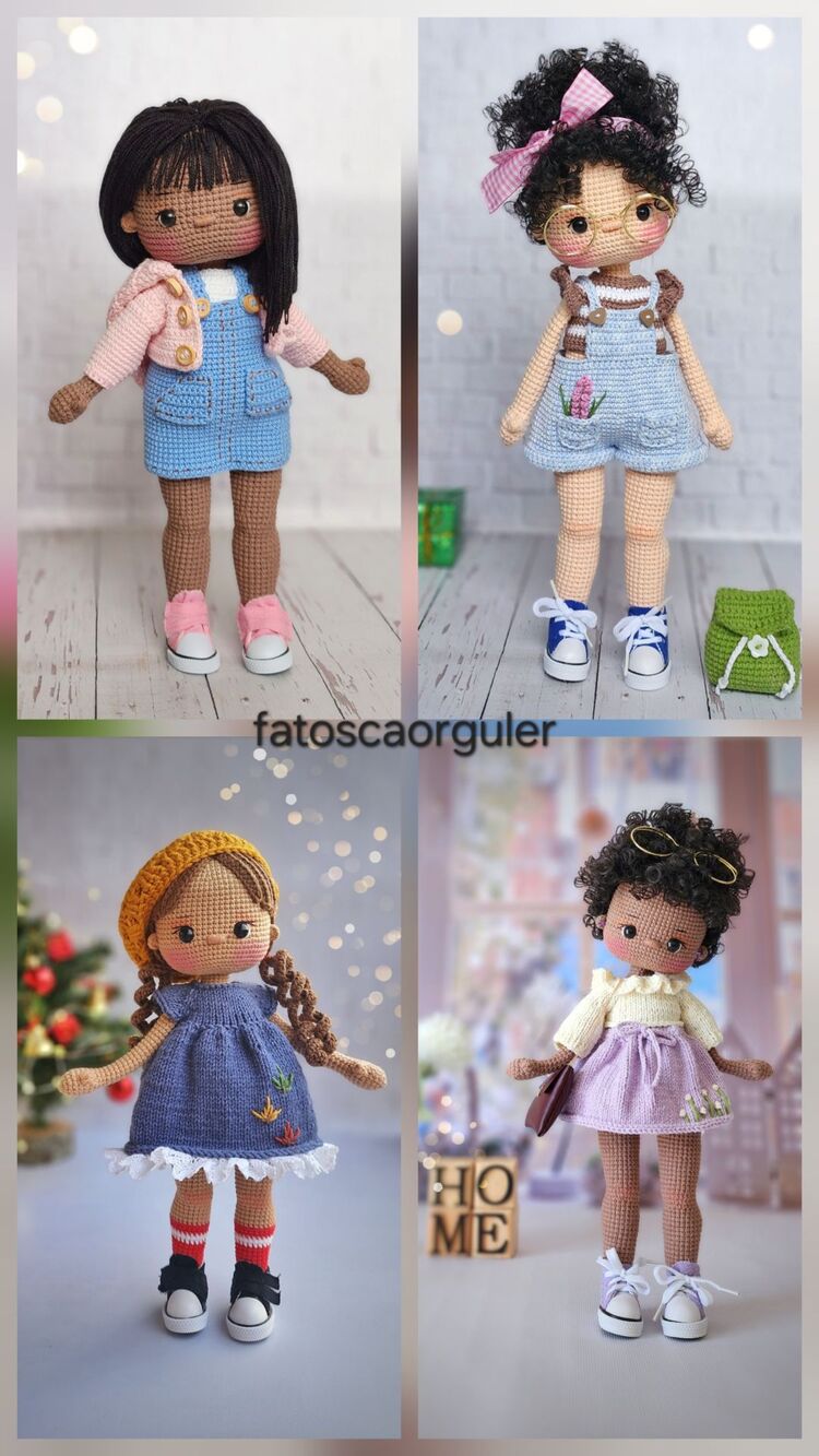 ISIK DOLL VÜCUT VE 4 FARKLI SAÇ YAPIMI (Kıyafet tarifi yoktur)