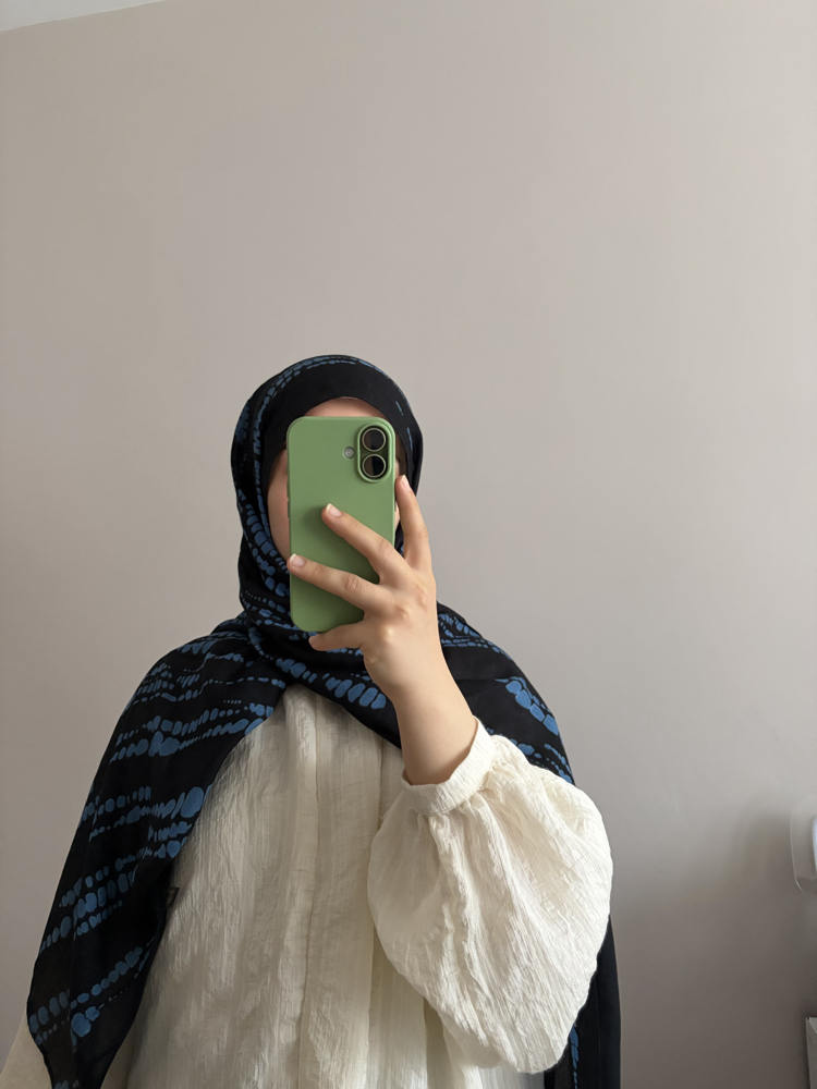 Black and blue Nefes Şal