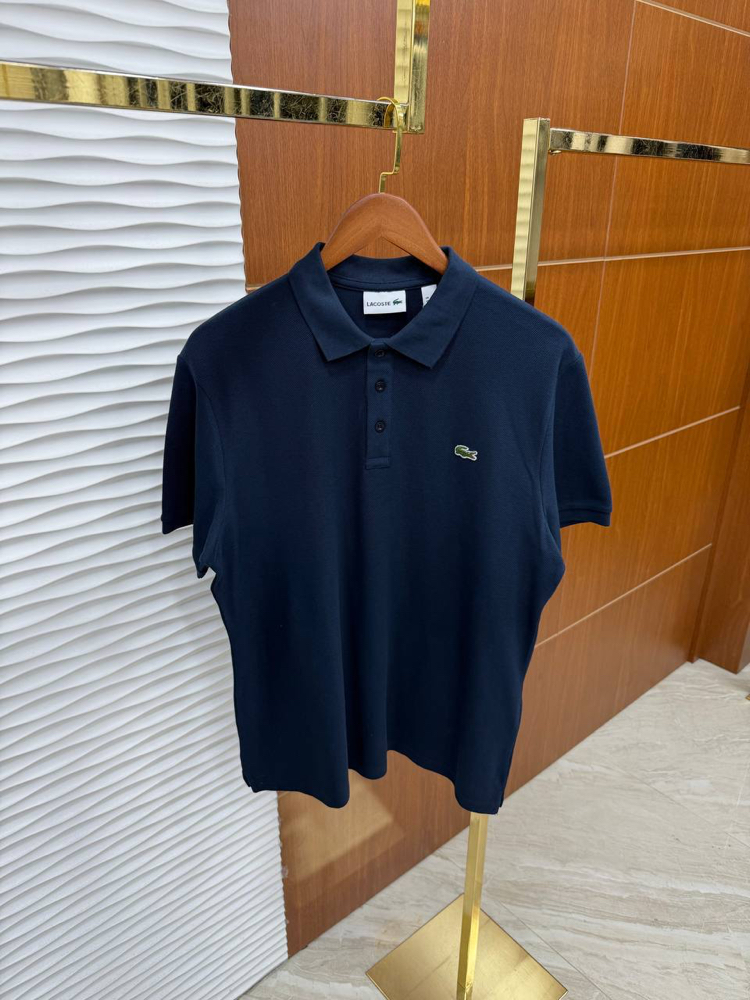 LACOSTE LACİVERT YAKALI PREMİUM T-SHİRT