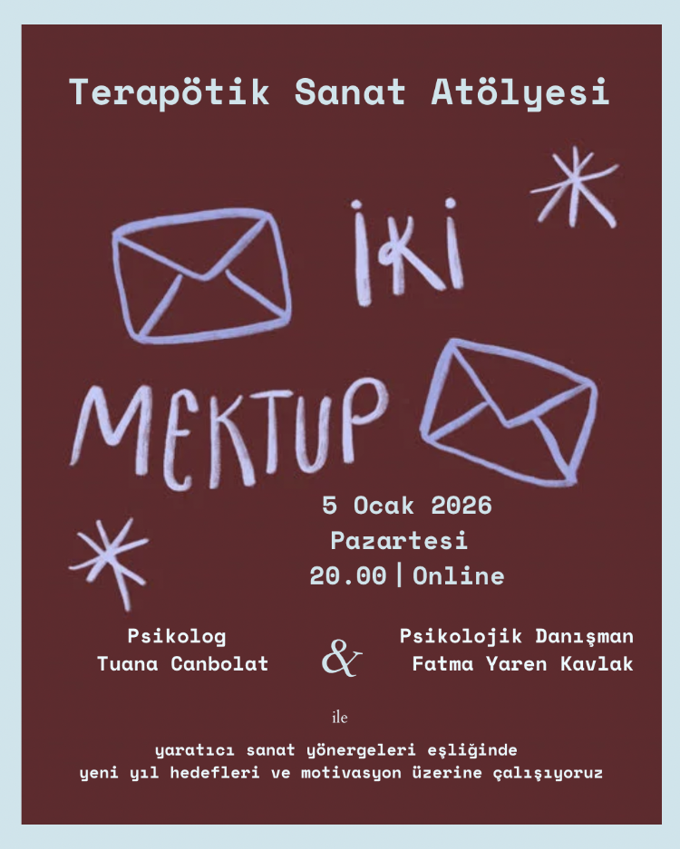 İki Mektup Terapötik Sanat Atölyesi (Online)