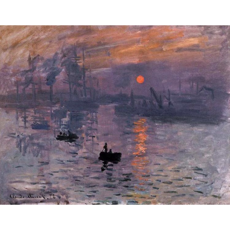 Claude Monet - Gün Doğumu Kolyesi