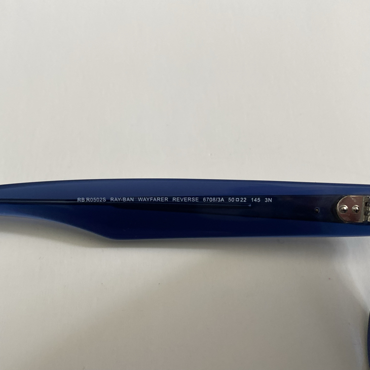 RayBan NAVY BLUE WAYFARER REVERSE 50ekt Unisex