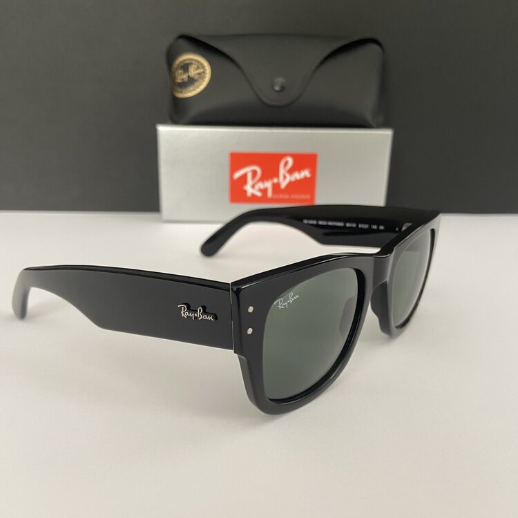 RayBan 0840-S 901/31 MEGA WAYFARER BLACK