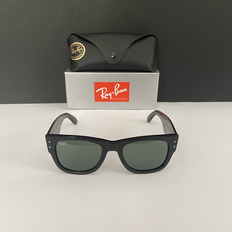 RayBan 0840-S 901/31 MEGA WAYFARER BLACK