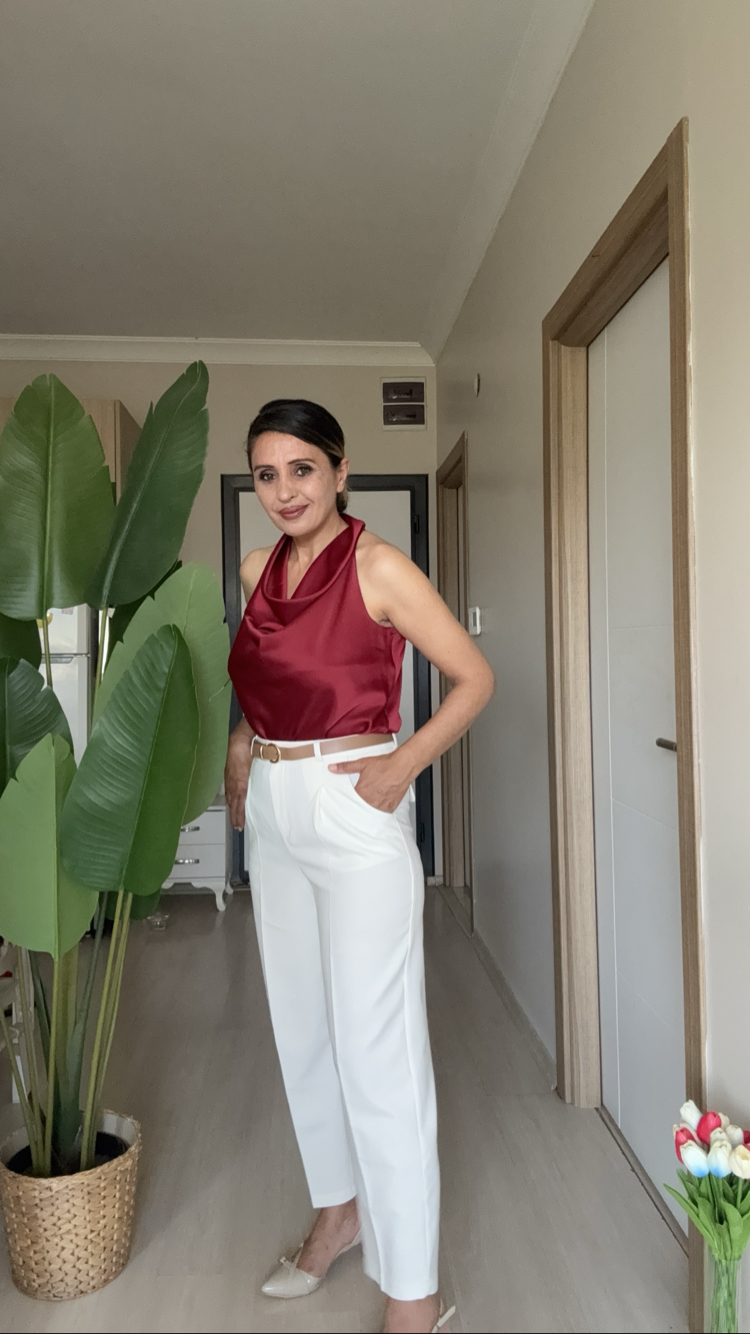 Kemerli Havuç Pantolon