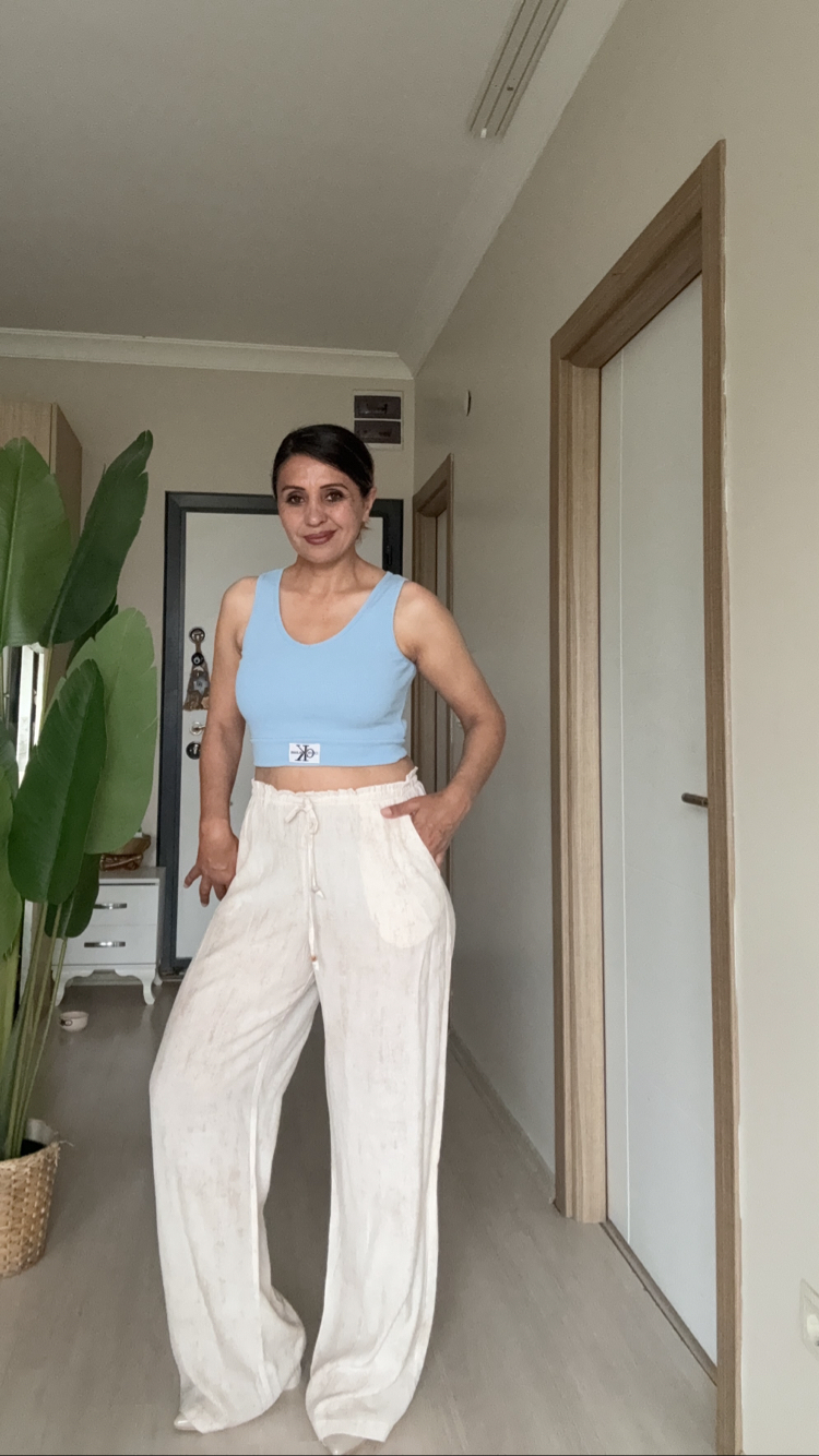 Ck Crop Bebe Mavisi 
