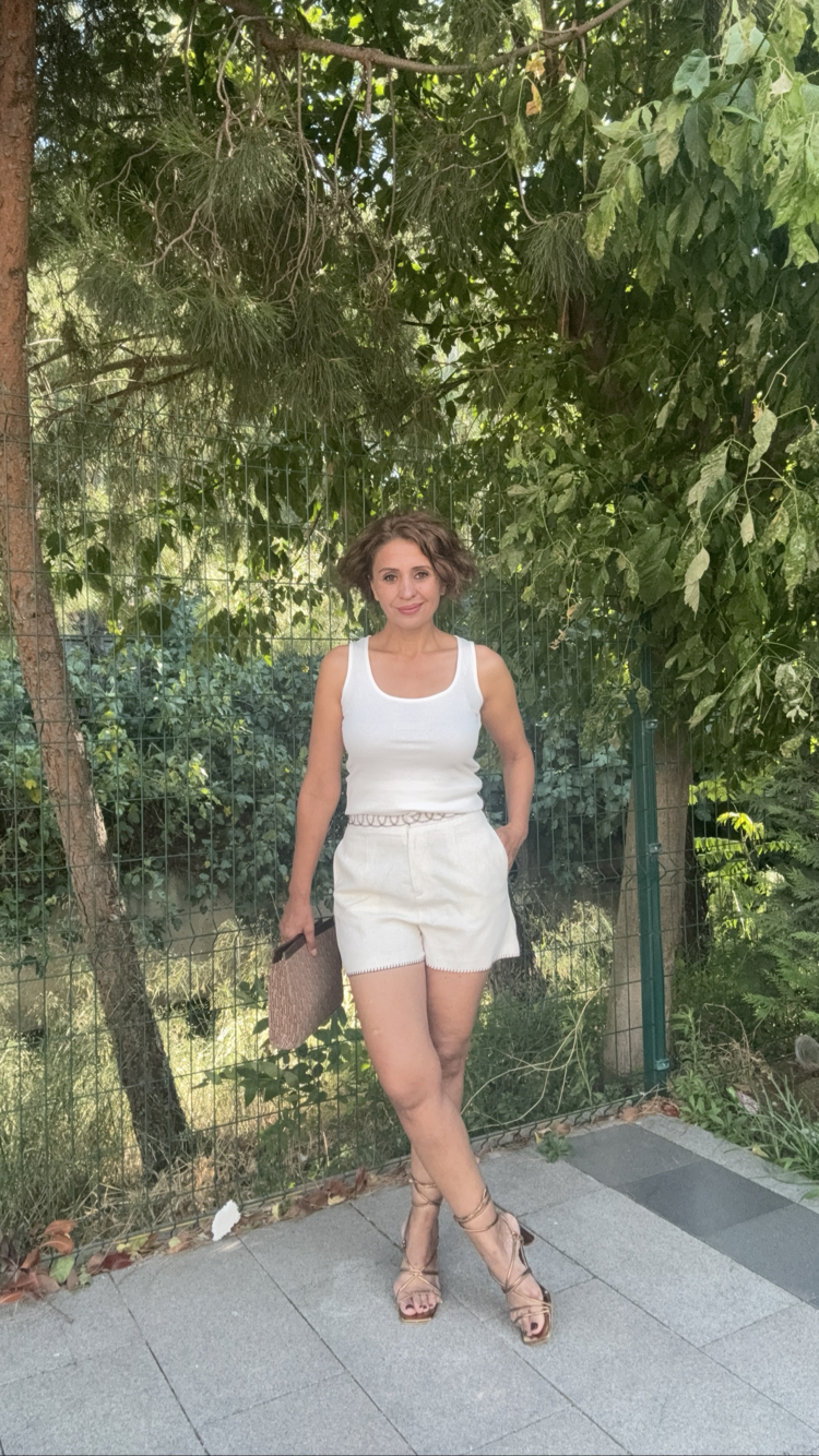 Her iki cepli Şort 