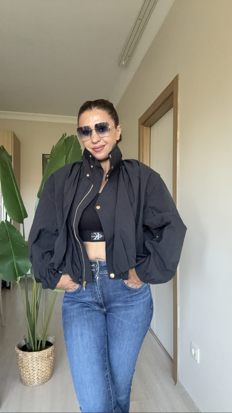 Bomber Ceket Siyah