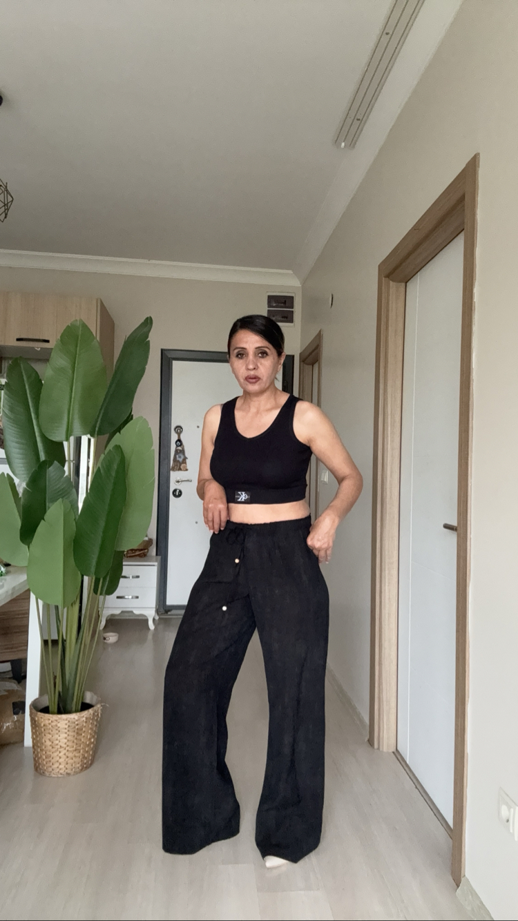Ck Crop Siyah 