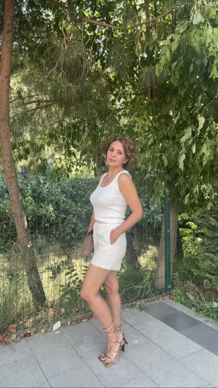 Her iki cepli Şort 