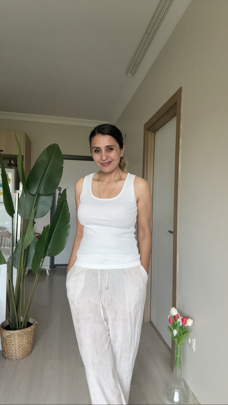 Massimo Dutti Atlet Badi Ekru 