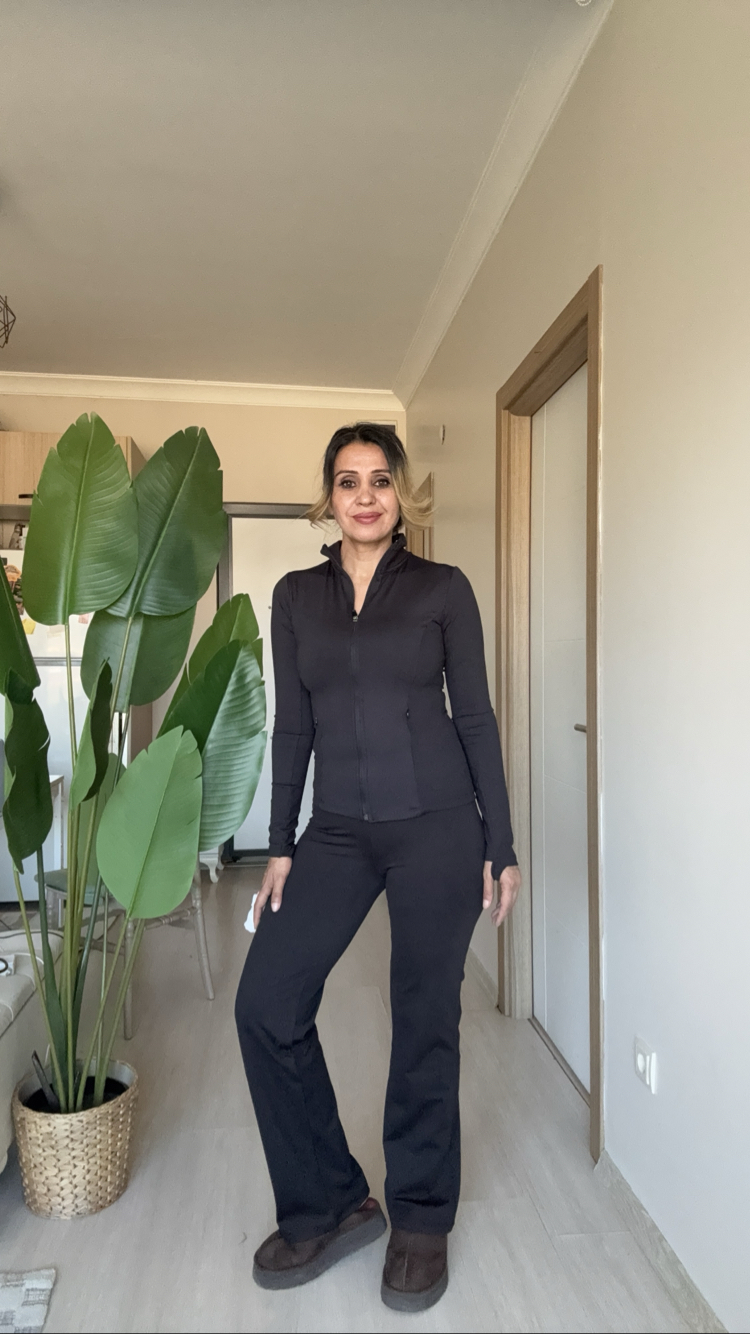 Oysho Yürüyüş Pantolonu Siyah 