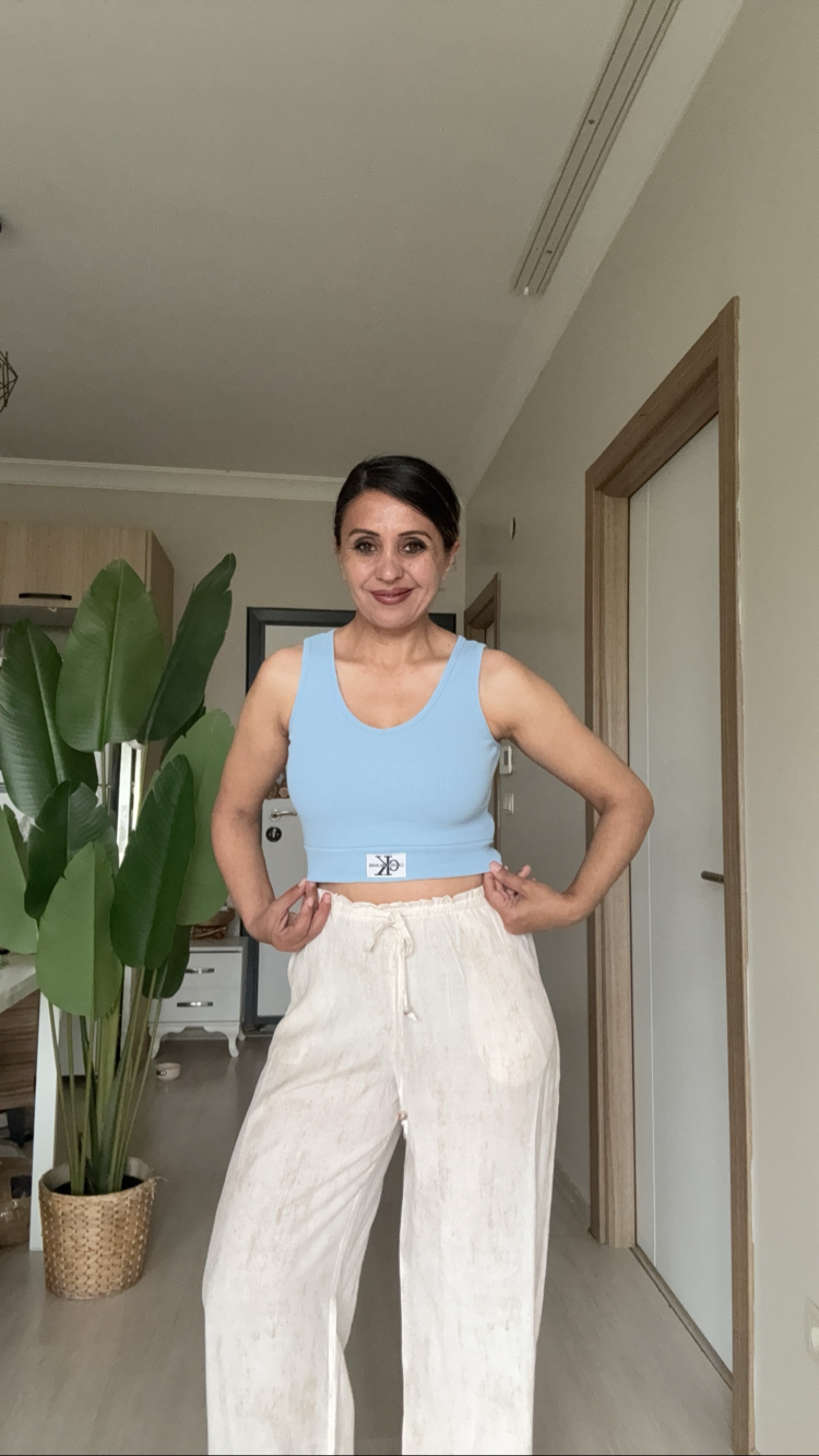 Ck Crop Bebe Mavisi 