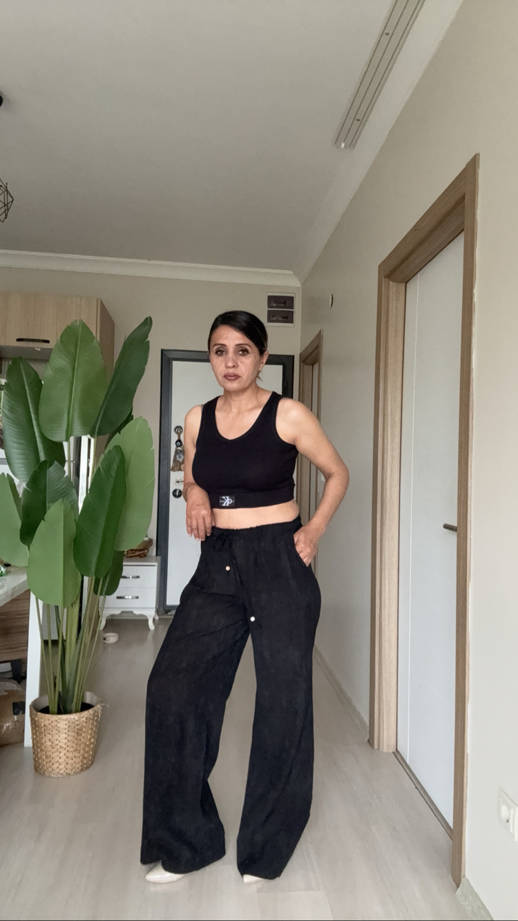 Ck Crop Siyah 