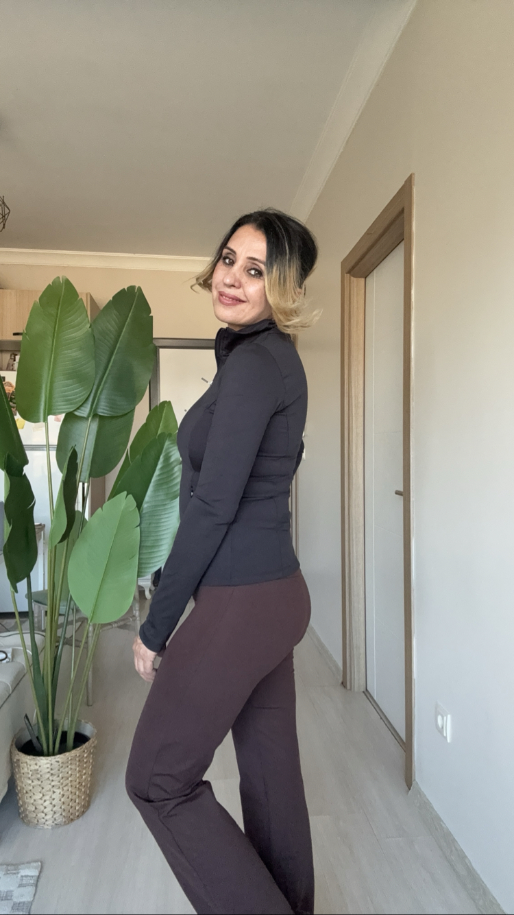 Oysho Slim fitt Fermuarlı Siyah